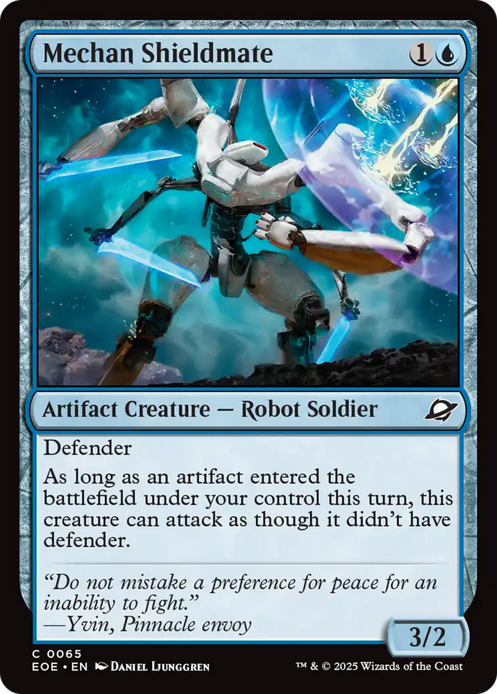 Mechan Shieldmate [Edge of Eternities] Magic: The Gathering