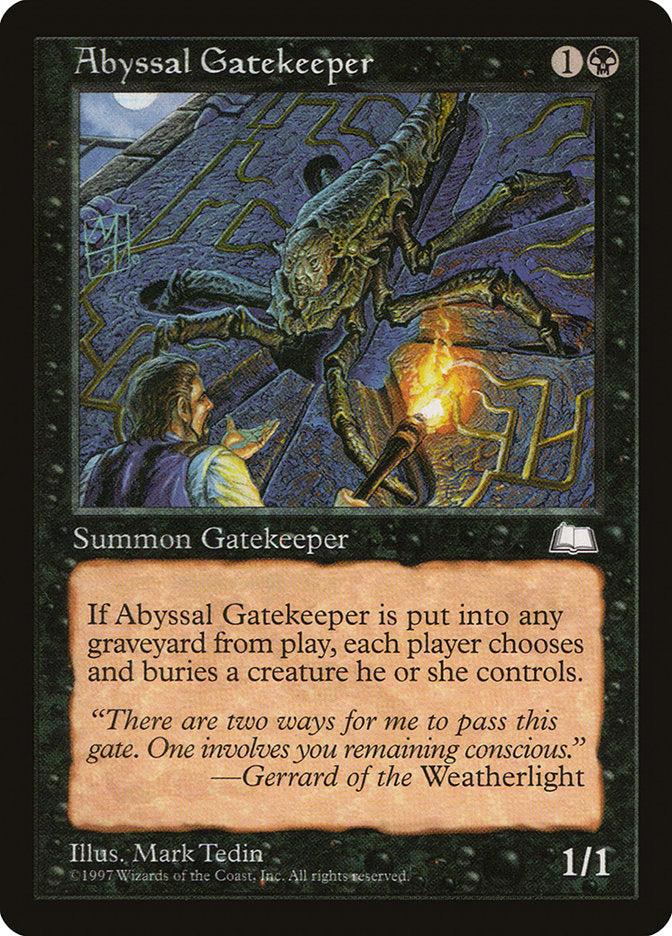 Abyssal Gatekeeper [Weatherlight] Magic: The Gathering