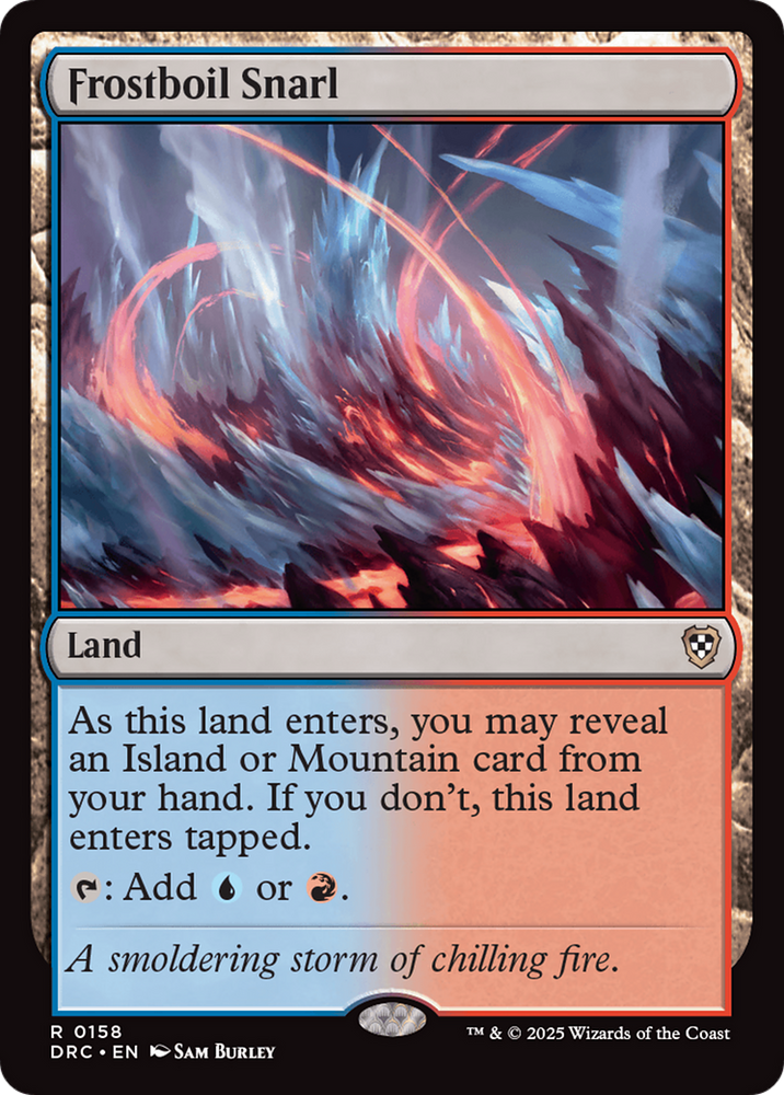 Frostboil Snarl [Aetherdrift Commander] Magic: The Gathering