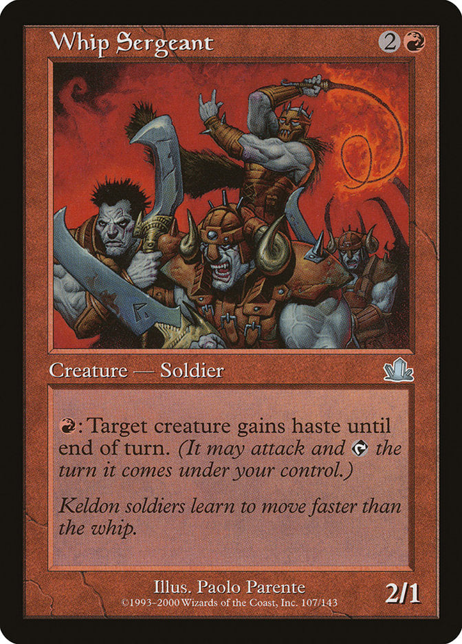 Whip Sergeant [Prophecy] Magic: The Gathering
