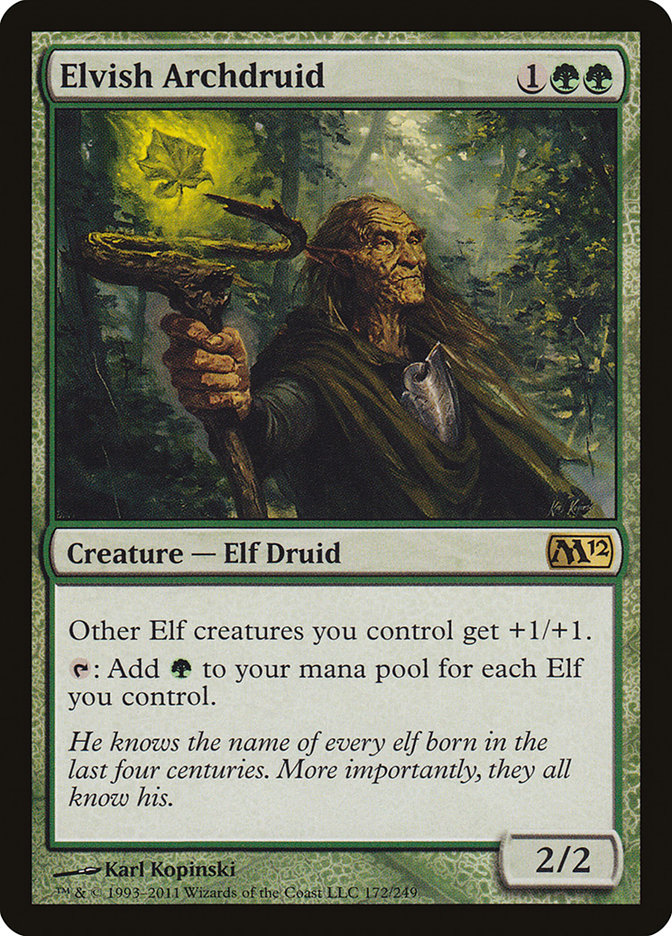 Elvish Archdruid [Magic 2012] Magic: The Gathering