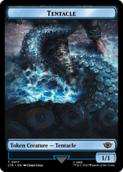 Tentacle // Food (0022) Double-Sided Token (Surge Foil) [The Lord of the Rings: Tales of Middle-Earth Tokens] Magic: The Gathering