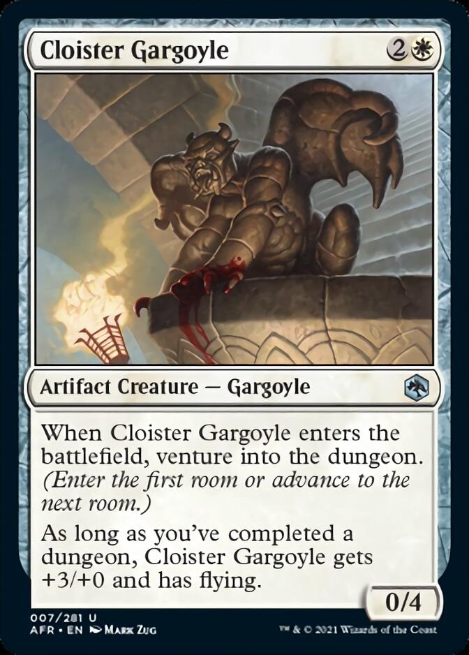 Cloister Gargoyle [Dungeons & Dragons: Adventures in the Forgotten Realms] Magic: The Gathering
