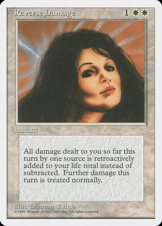 Reverse Damage [Fourth Edition] Magic: The Gathering