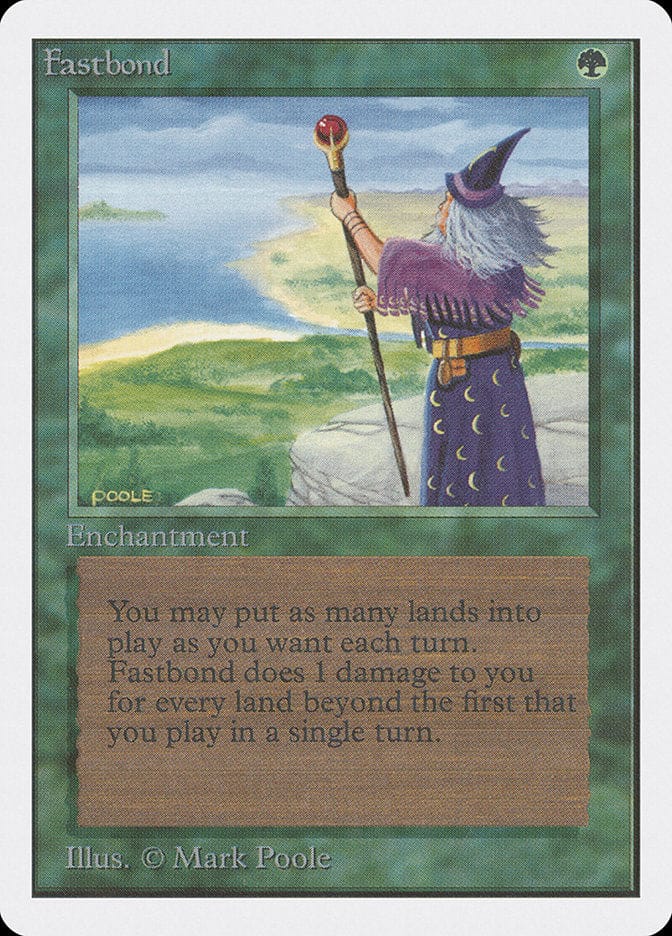 Fastbond [Unlimited Edition] Magic: The Gathering