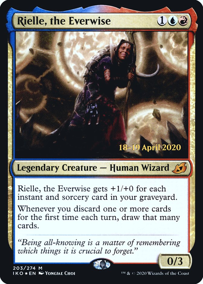 Rielle, the Everwise [Ikoria: Lair of Behemoths Prerelease Promos] Magic: The Gathering