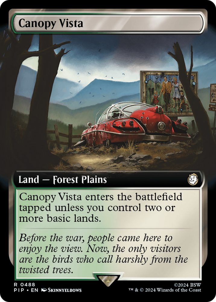 Canopy Vista (Extended Art) [Fallout] Magic: The Gathering