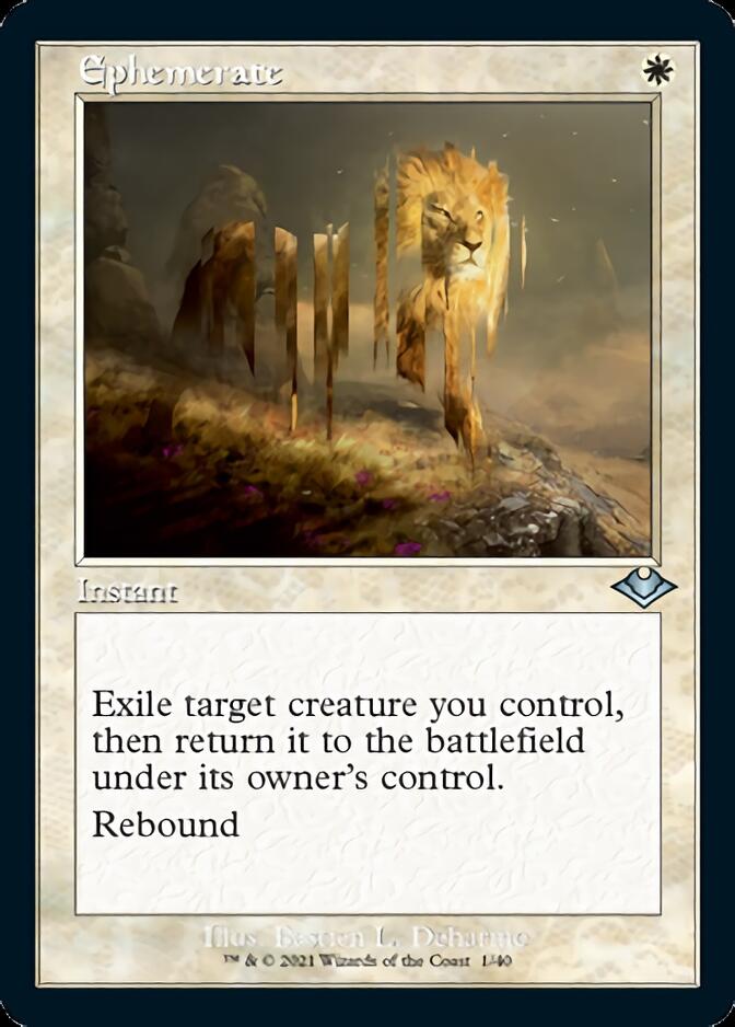 Ephemerate (Retro Foil Etched) [Modern Horizons] Magic: The Gathering
