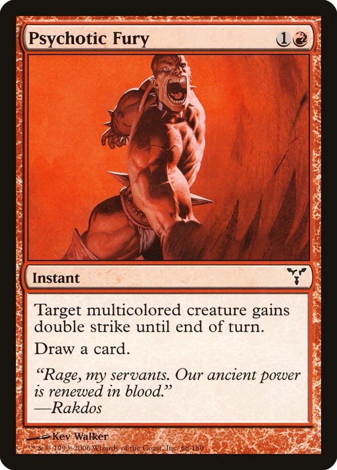 Psychotic Fury [Dissension] Magic: The Gathering