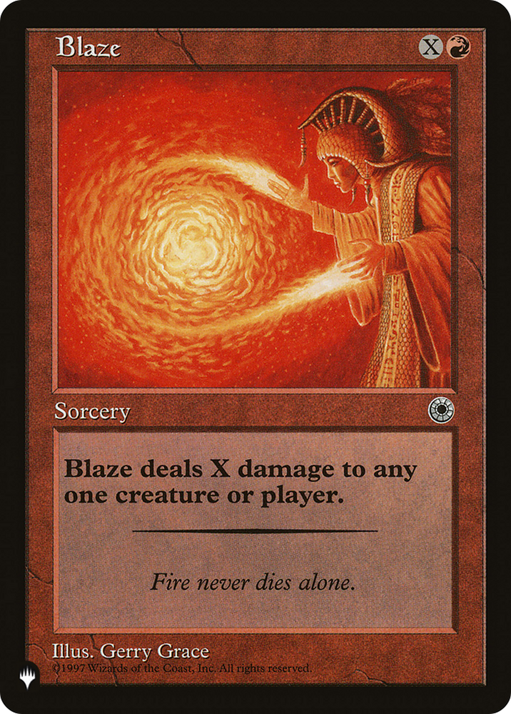 Blaze [The List] Magic: The Gathering