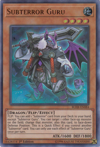 Subterror Guru [BLHR-EN084] Ultra Rare - Yugioh Cards For Your TCG Needs!