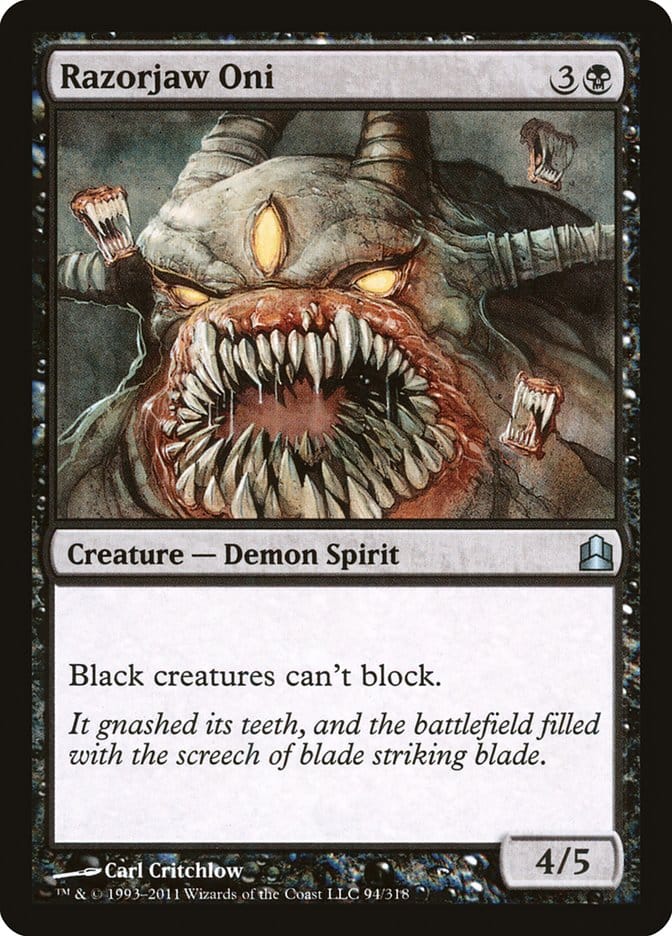 Razorjaw Oni [Commander 2011] Magic: The Gathering