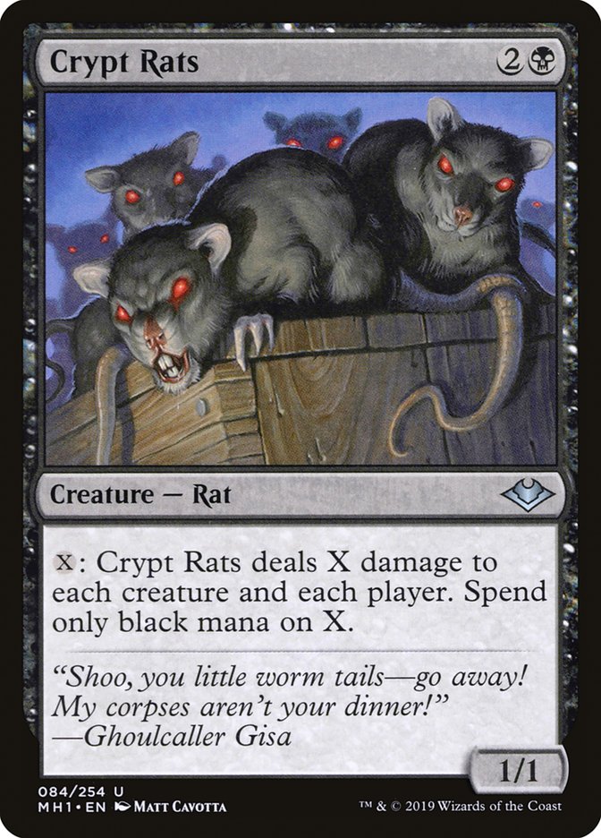 Crypt Rats [Modern Horizons] Magic: The Gathering