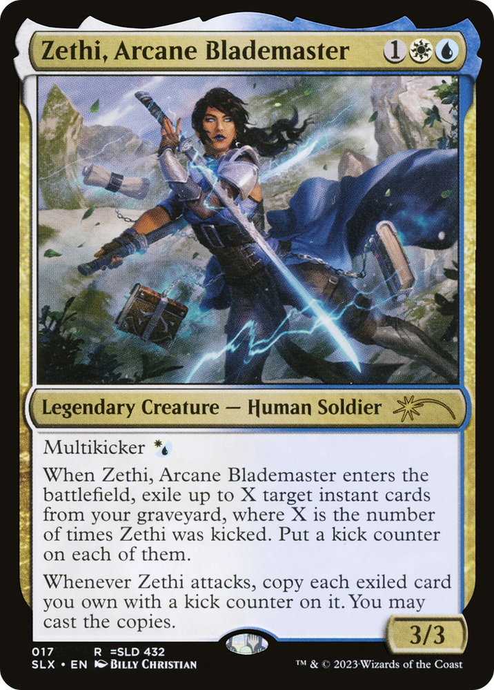Zethi, Arcane Blademaster [Secret Lair: Universes Within] Magic: The Gathering