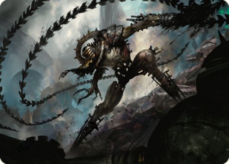 Razorlash Transmogrant Art Card [The Brothers' War Art Series] Magic: The Gathering