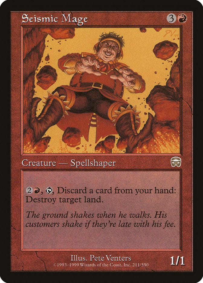 Seismic Mage [Mercadian Masques] Magic: The Gathering