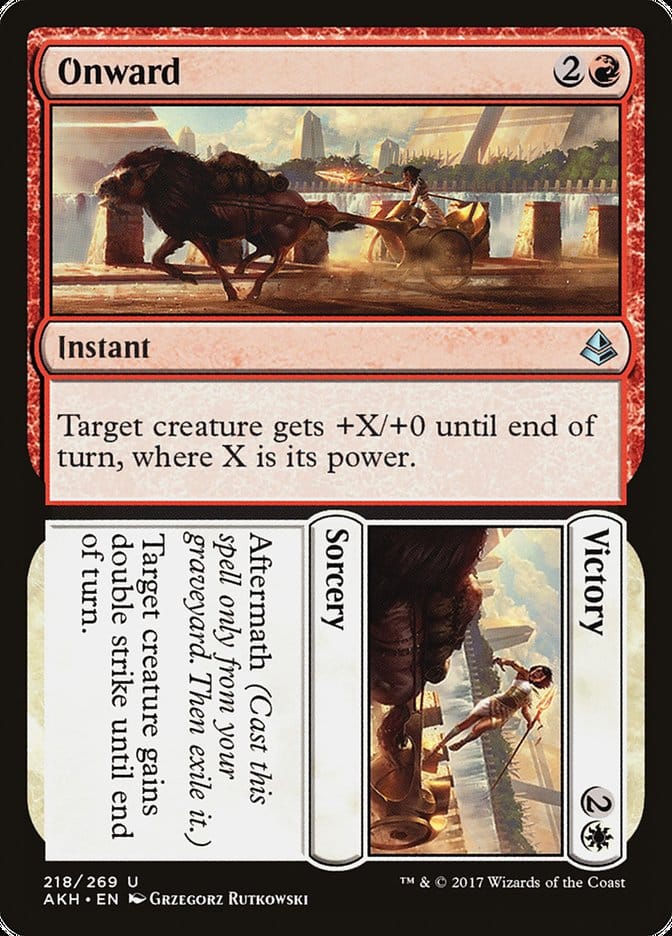 Onward // Victory [Amonkhet] Magic: The Gathering