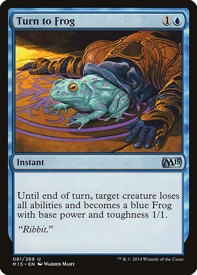 Turn to Frog [Magic 2015] Magic: The Gathering