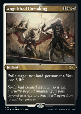 Anguished Unmaking (Foil Etched) [Double Masters 2022] Magic: The Gathering