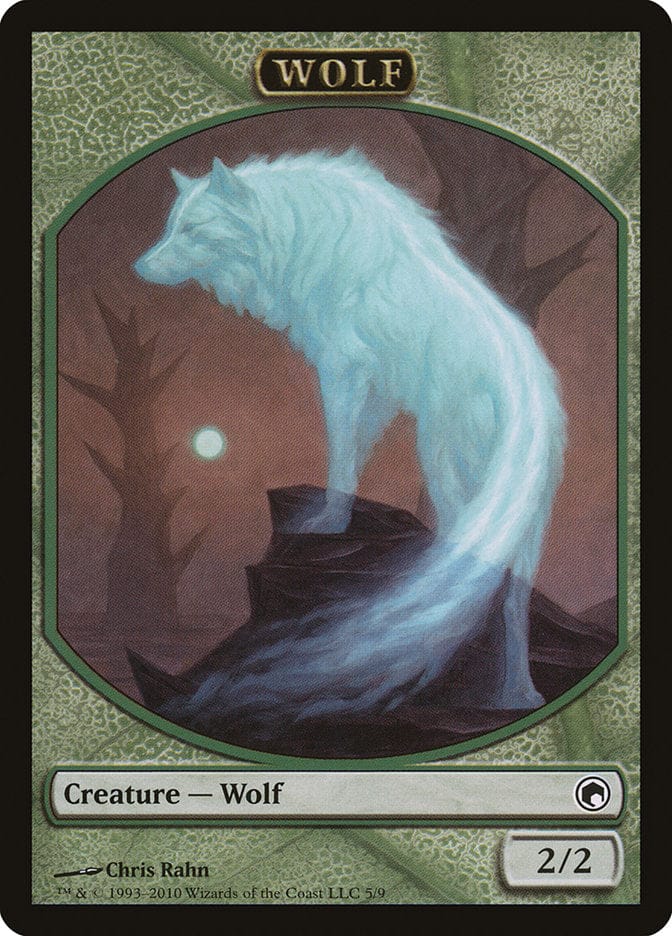 Wolf Token [Scars of Mirrodin Tokens] Magic: The Gathering