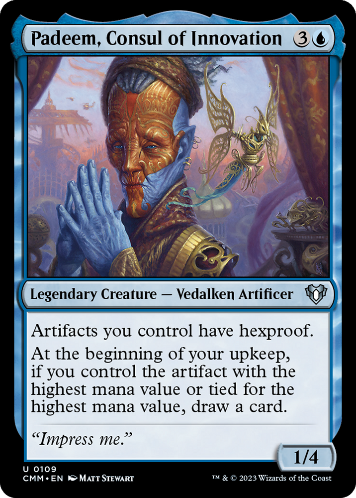 Padeem, Consul of Innovation [Commander Masters] Magic: The Gathering