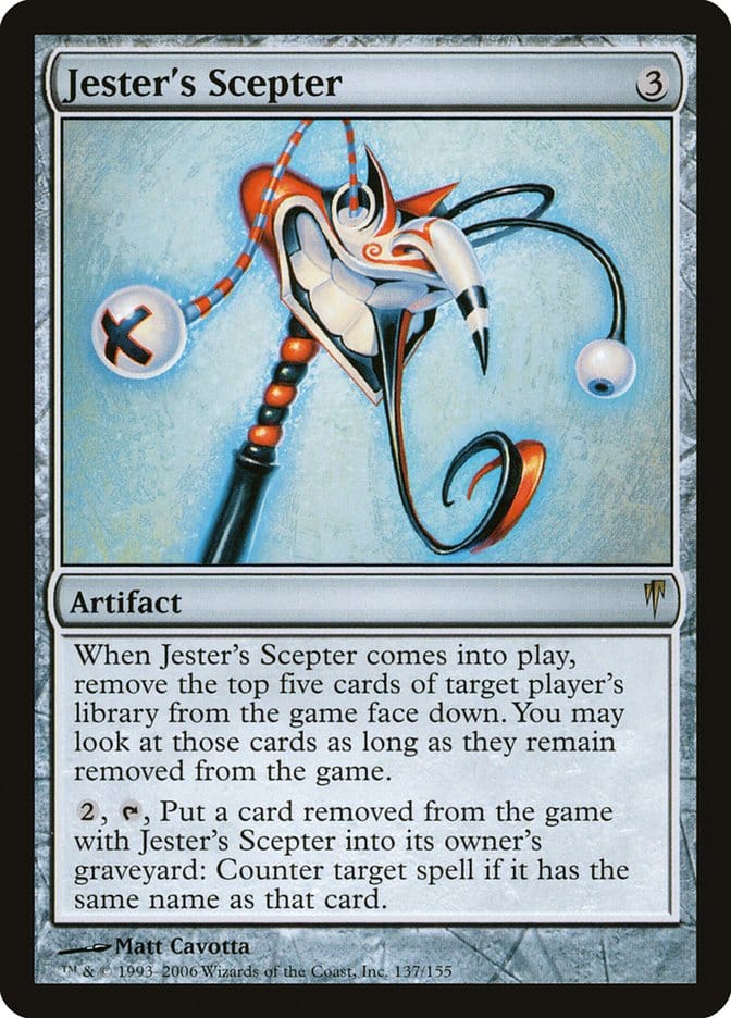 Jester's Scepter [Coldsnap] Magic: The Gathering