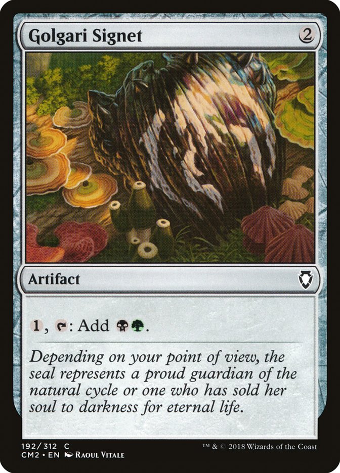 Golgari Signet (192/312) [Commander Anthology Volume II] Magic: The Gathering