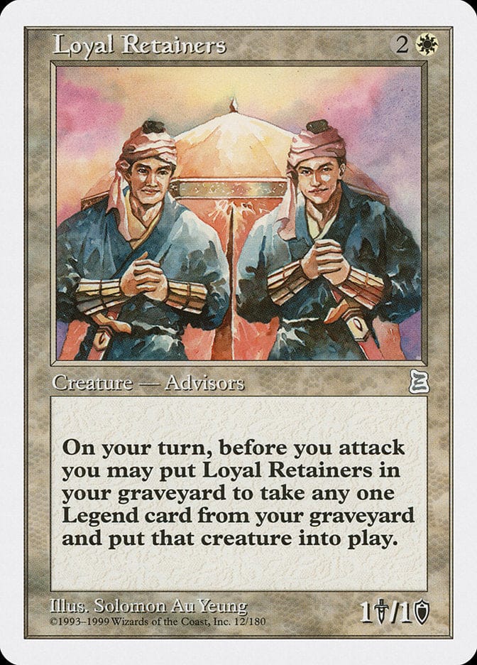 Loyal Retainers [Portal Three Kingdoms] Magic: The Gathering