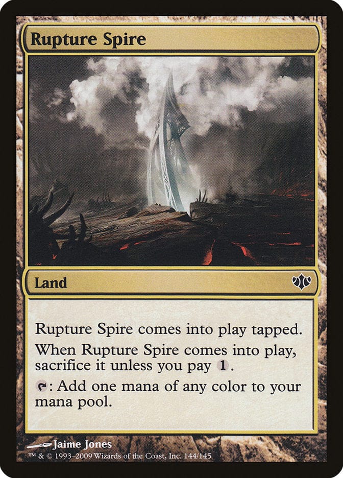 Rupture Spire [Conflux] Magic: The Gathering