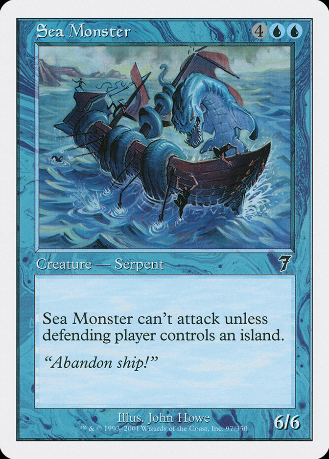 Sea Monster [Seventh Edition] Magic: The Gathering