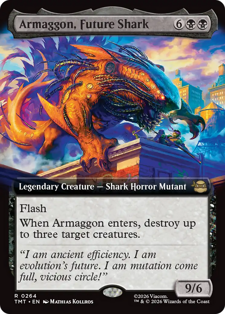 Armaggon, Future Shark (Extended Art) [Teenage Mutant Ninja Turtles] Magic: The Gathering