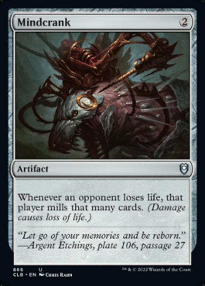 Mindcrank [Commander Legends: Battle for Baldur's Gate] Magic: The Gathering