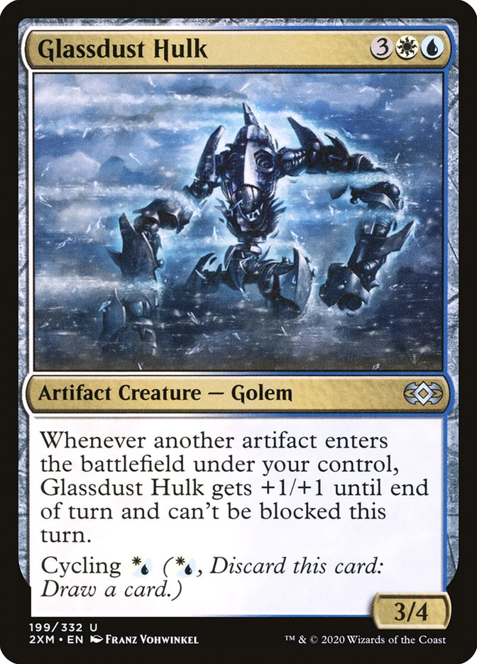 Glassdust Hulk [Double Masters] Magic: The Gathering