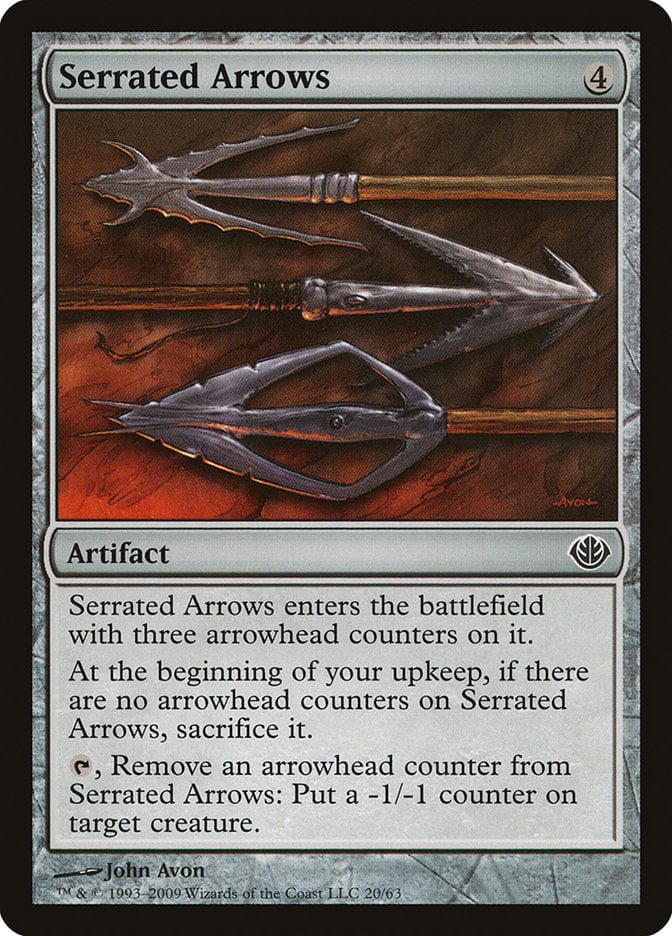 Serrated Arrows [Duel Decks: Garruk vs. Liliana] Magic: The Gathering