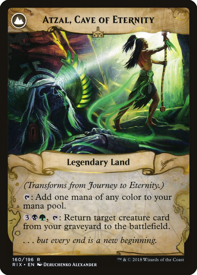 Journey to Eternity // Atzal, Cave of Eternity [Rivals of Ixalan] Magic: The Gathering