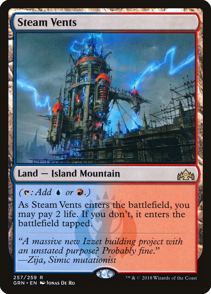 Steam Vents [Guilds of Ravnica] Magic: The Gathering