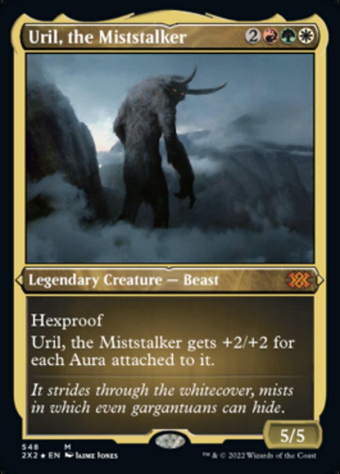 Uril, the Miststalker (Foil Etched) [Double Masters 2022] Magic: The Gathering