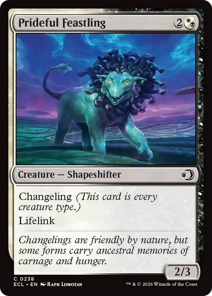 Prideful Feastling [Lorwyn Eclipsed] Magic: The Gathering
