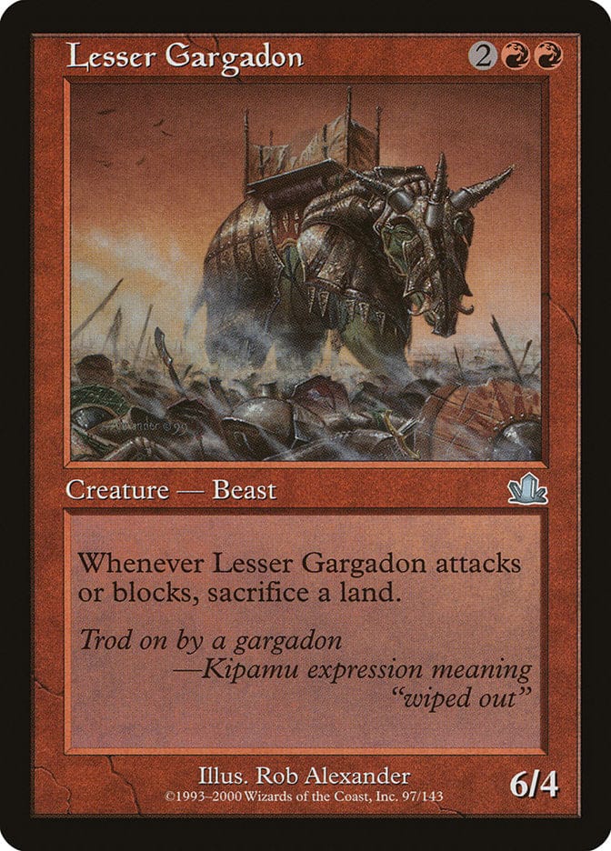 Lesser Gargadon [Prophecy] Magic: The Gathering