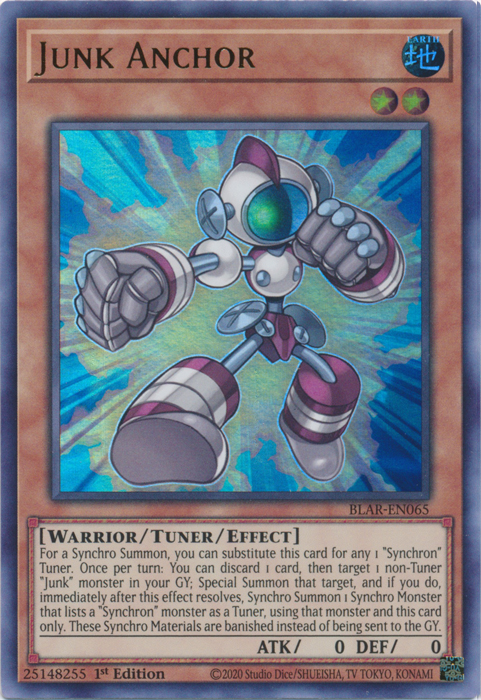 Junk Anchor [BLAR-EN065] Ultra Rare - Yugioh Cards For Your TCG Needs!