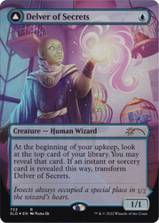 Delver of Secrets // Insectile Aberration (Borderless) [Secret Lair: From Cute to Brute] Magic: The Gathering