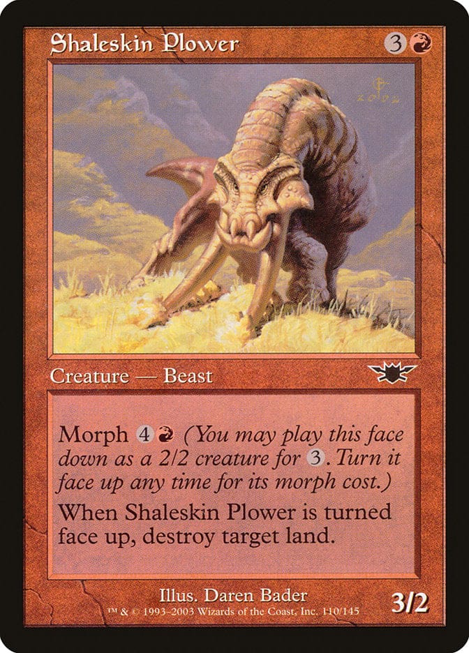 Shaleskin Plower [Legions] Magic: The Gathering