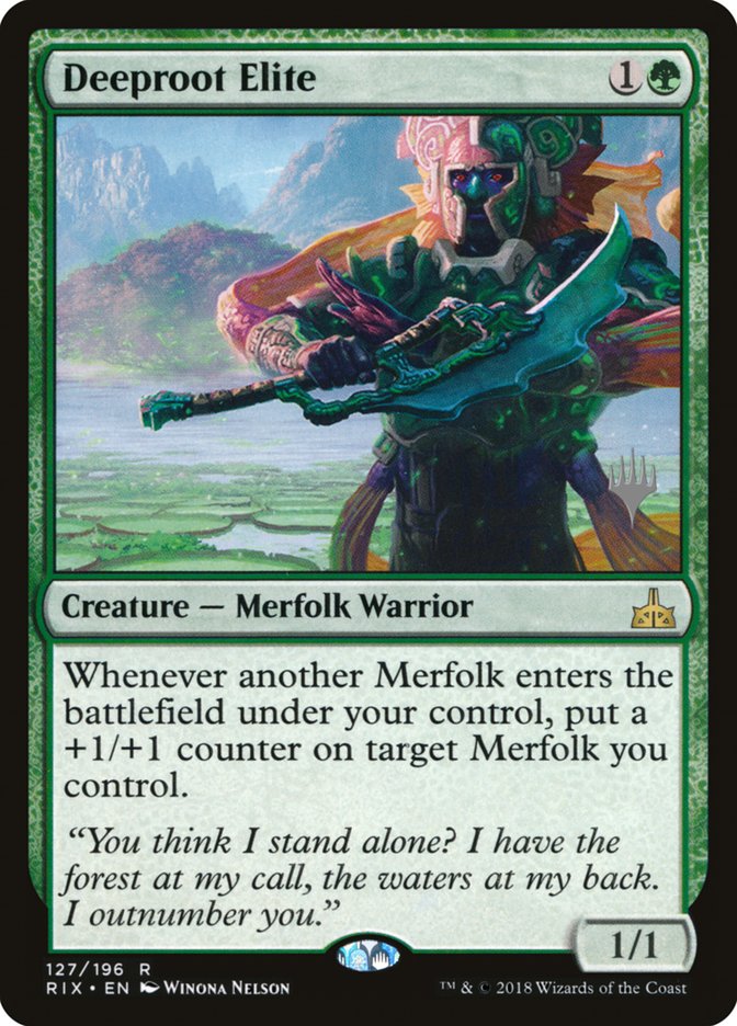 Deeproot Elite (Promo Pack) [Rivals of Ixalan Promos] Magic: The Gathering