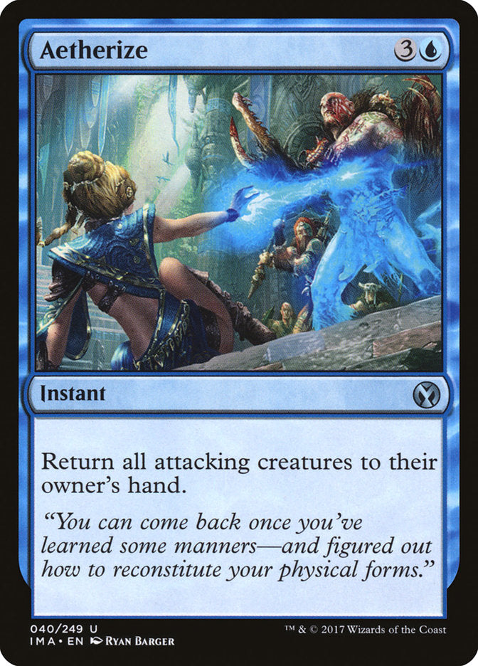 Aetherize [Iconic Masters] Magic: The Gathering