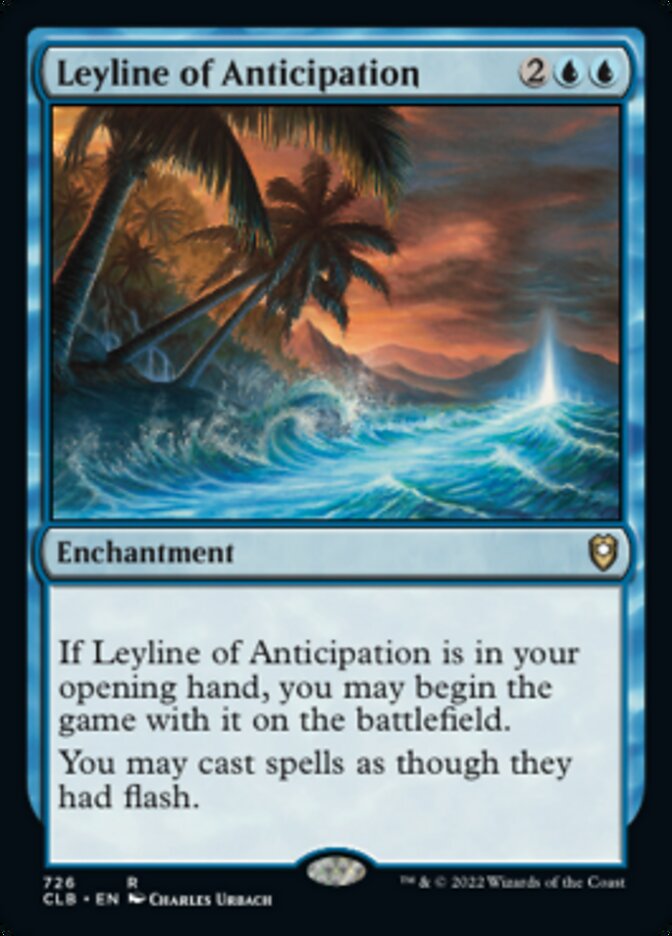 Leyline of Anticipation [Commander Legends: Battle for Baldur's Gate] Magic: The Gathering