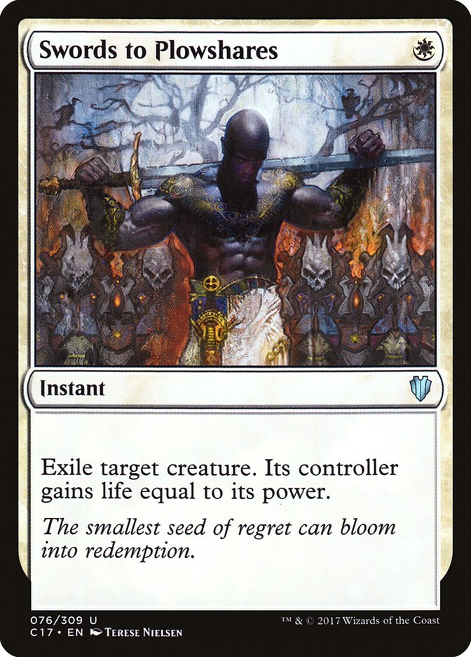 Swords to Plowshares [Commander 2017] Magic: The Gathering