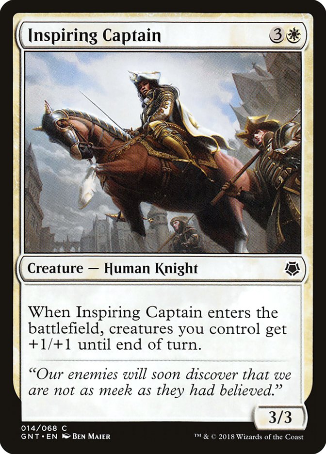 Inspiring Captain [Game Night 2018] Magic: The Gathering