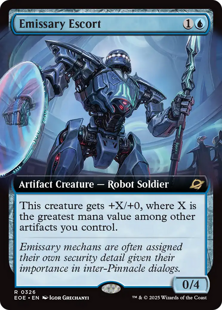 Emissary Escort (Extended Art) [Edge of Eternities] Magic: The Gathering