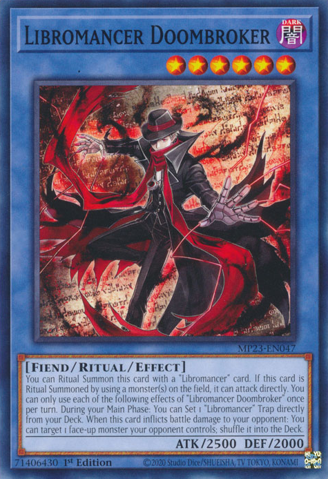 Libromancer Doombroker [MP23-EN047] Common - Yugioh Cards For Your TCG Needs!