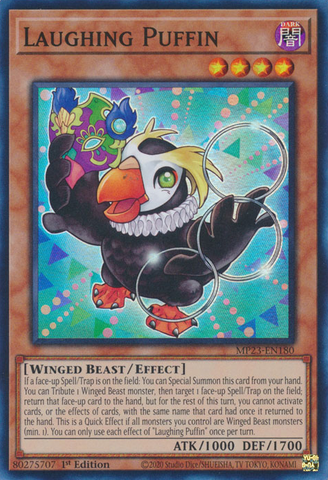 Laughing Puffin [MP23-EN180] Super Rare - Yugioh Cards For Your TCG Needs!
